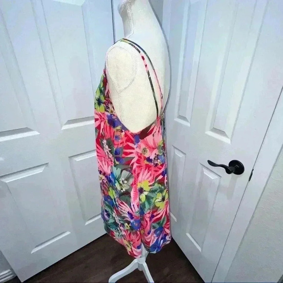 Buddy Love Tropical Sundress double spaghetti strap, lightweight, lined - Picture 5 of 6